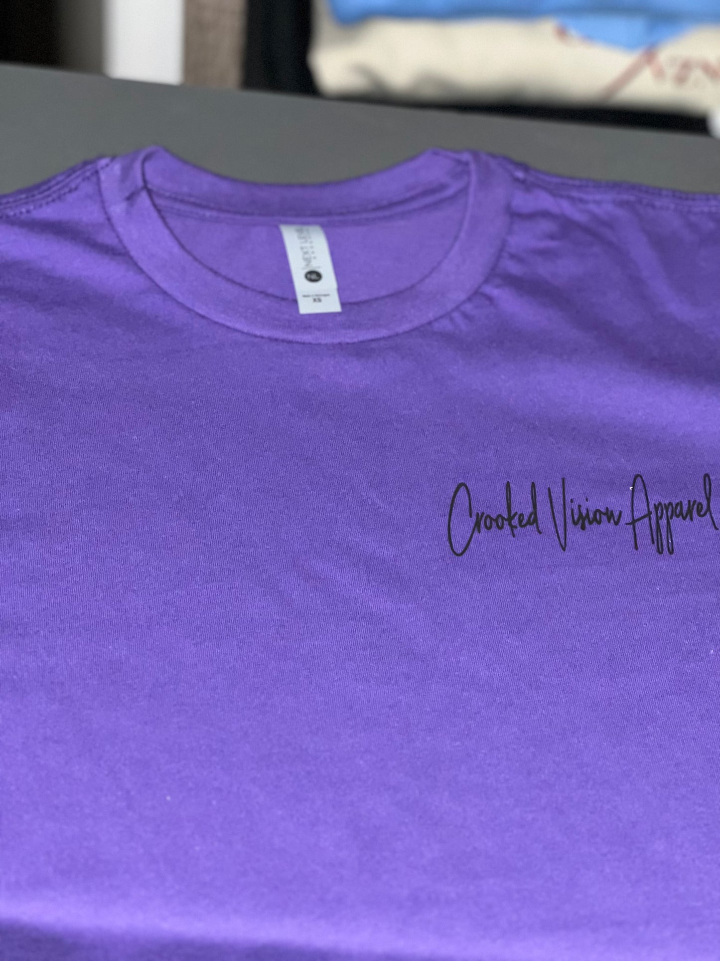 /'tripē/ CRKD/VZN T-Shirt (Purple Colorway)