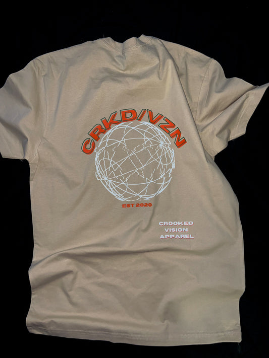 CRKD/VZN Global T-Shirt (Sand Colorway)