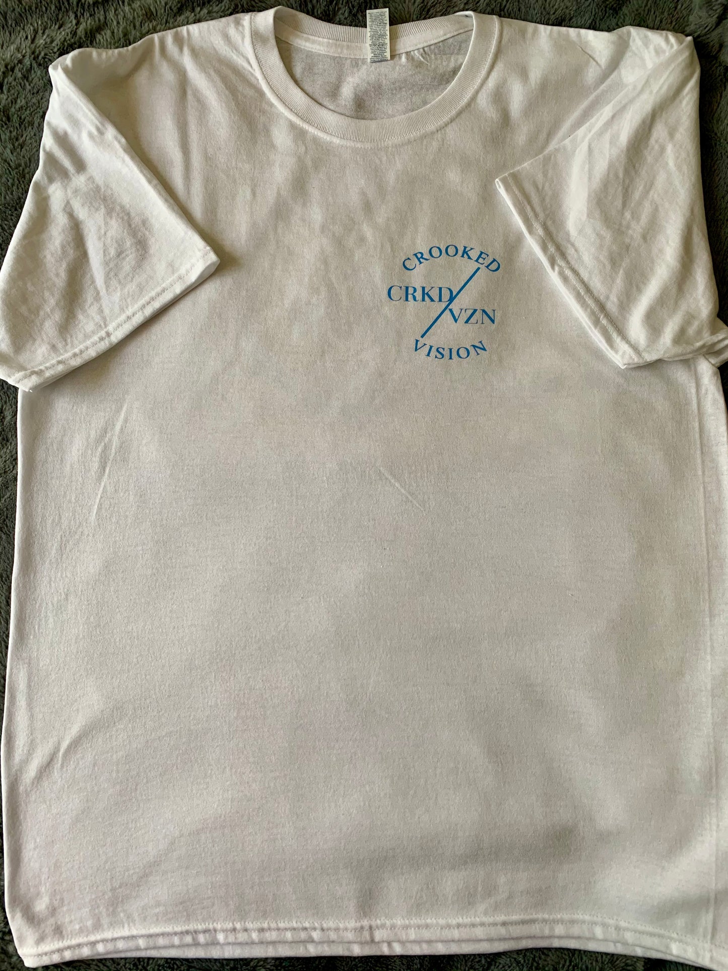 White CRKD/VZN Shirt