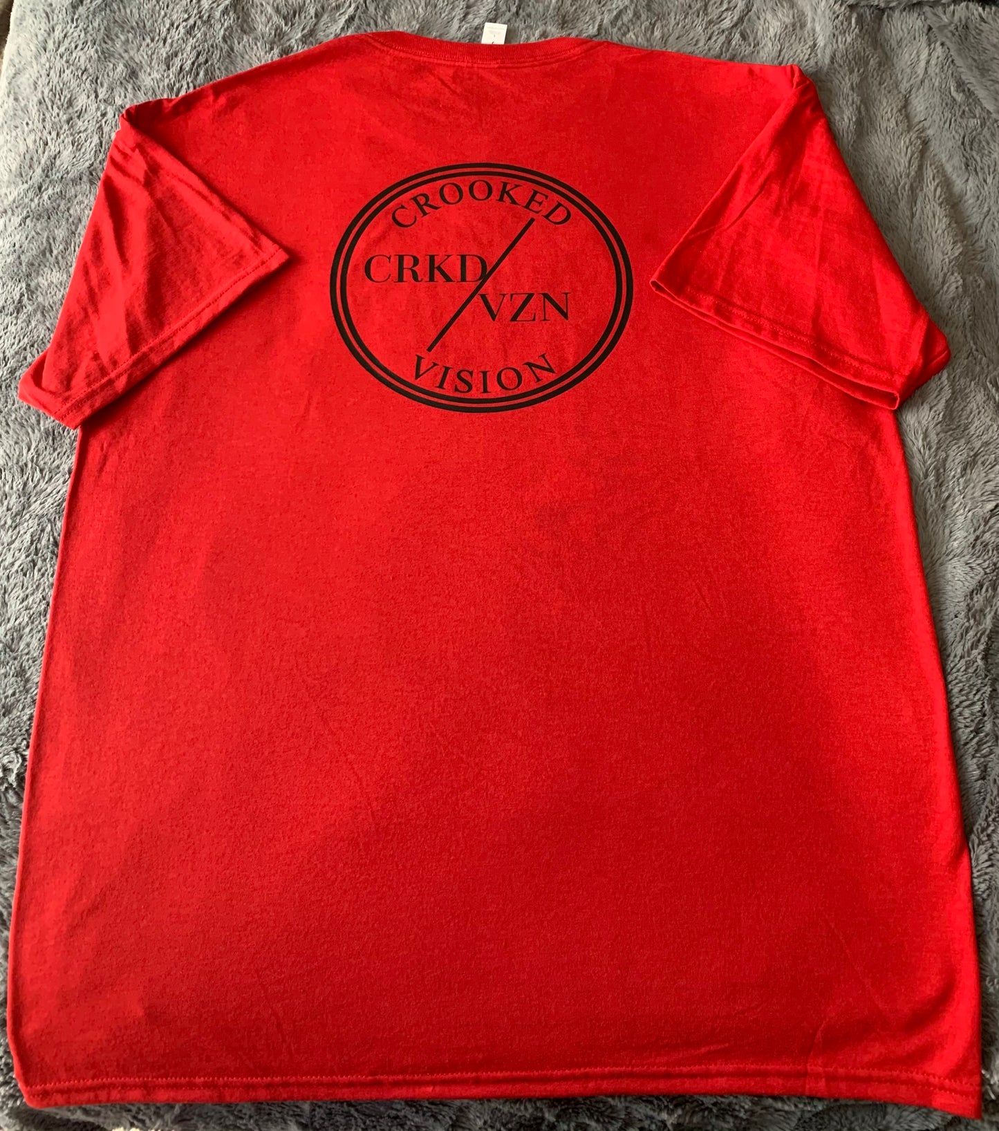 Red CRKD/VZN Shirt