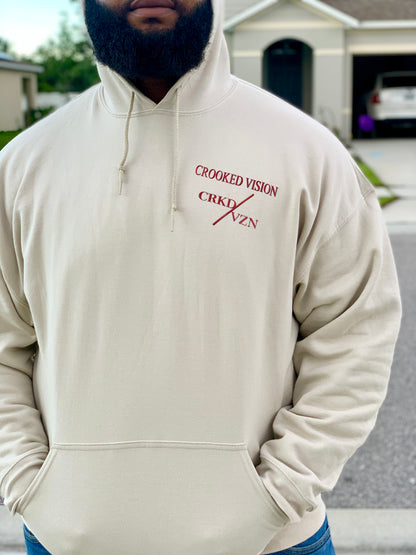 Sand CRKD/VZN Hoodies